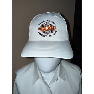 Logo Athletic Super Bowl XXXV Football Men's Cap White Adjustable Snapback‎ Hat